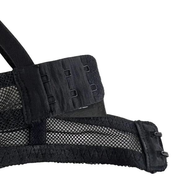 Adore Me Black and Tan Lace Strappy Bra Womens 34A - Picture 5 of 6